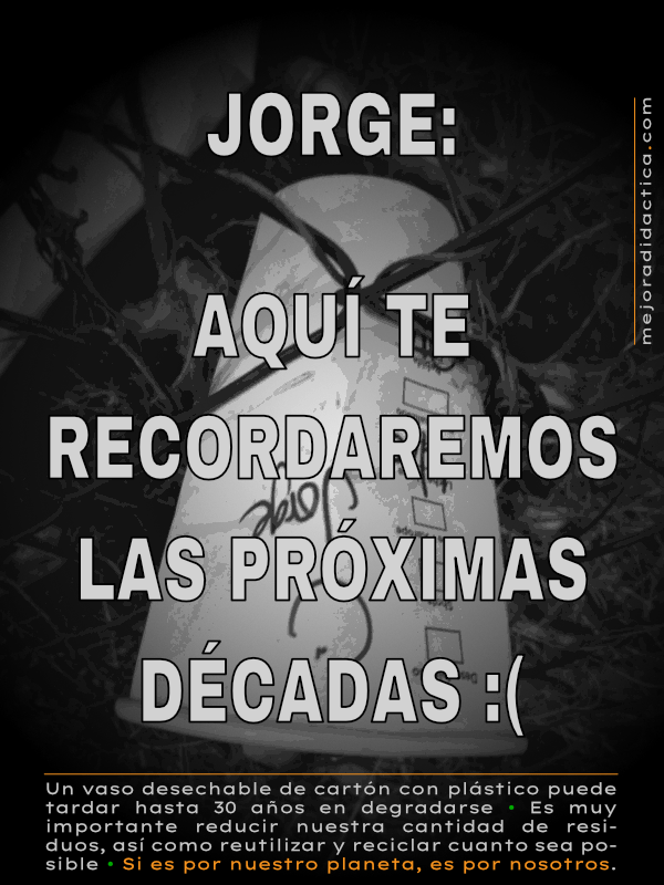 Reduce, reutiliza, recicla