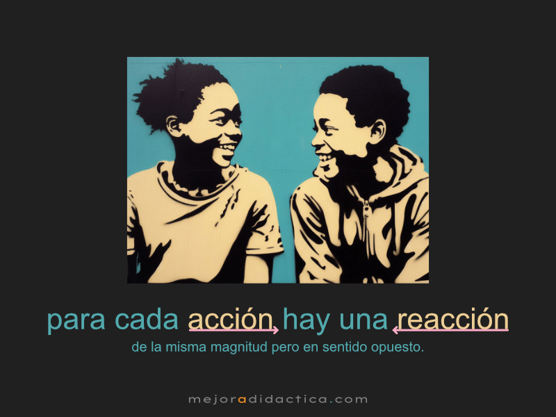 Para cada acción hay una reacción